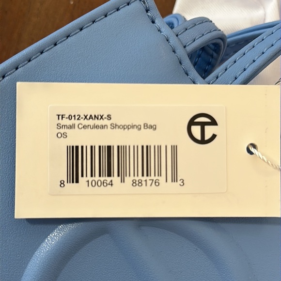 TELFAR SMALL CERULEAN SHOPPING BAG NEW WITH TAGS NEVER BEFORE WORN - Picture 6 of 6